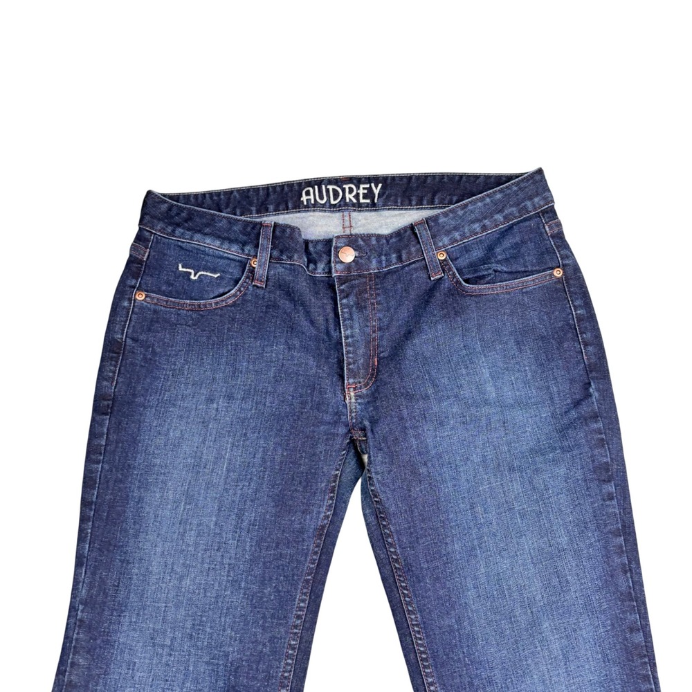 Kimes Ranch Audrey Womens Bootcut Jeans Dark Wash Blue Denim Size 12/34 USA Made - Picture 6 of 11